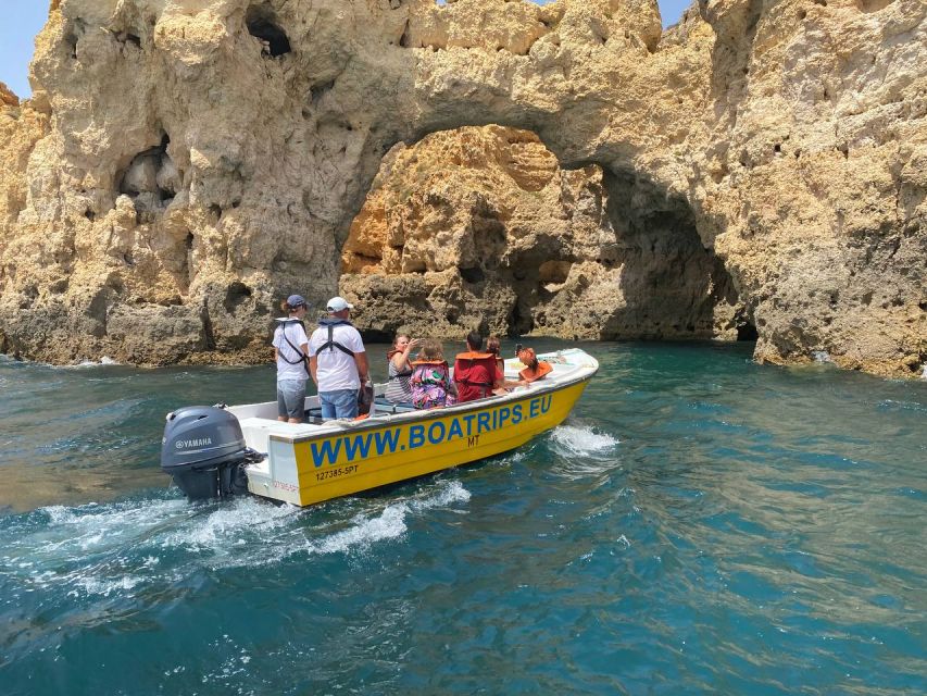 Lagos: Boat Cruise to Ponta da Piedade - Leaving Marina de Lagos on a traditional boat