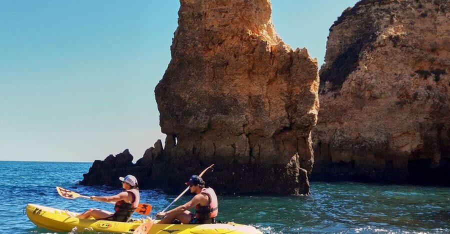 Lagos: Guided Kayak Tour - Meeting at Praia da Batata