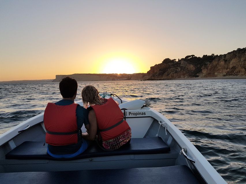Lagos: Guided Ponta da Piedade Sunset Boat Tour - From Potato Beach to Camilo Beach
