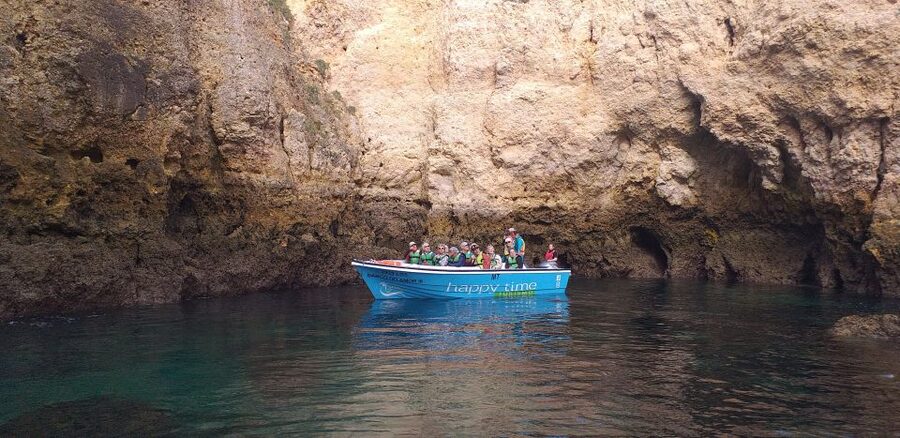 Lagos: Ponta da Piedade Rock Formations Guided Boat Tour - The four beaches along the route