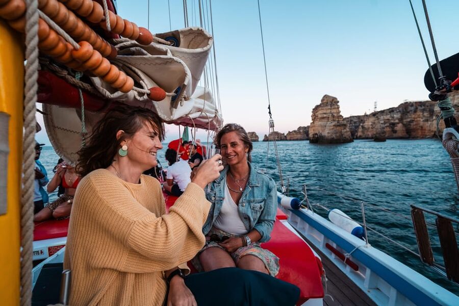 Lagos: Sunset Sail aboard a Traditional Boat with Prosecco - Who will enjoy this most