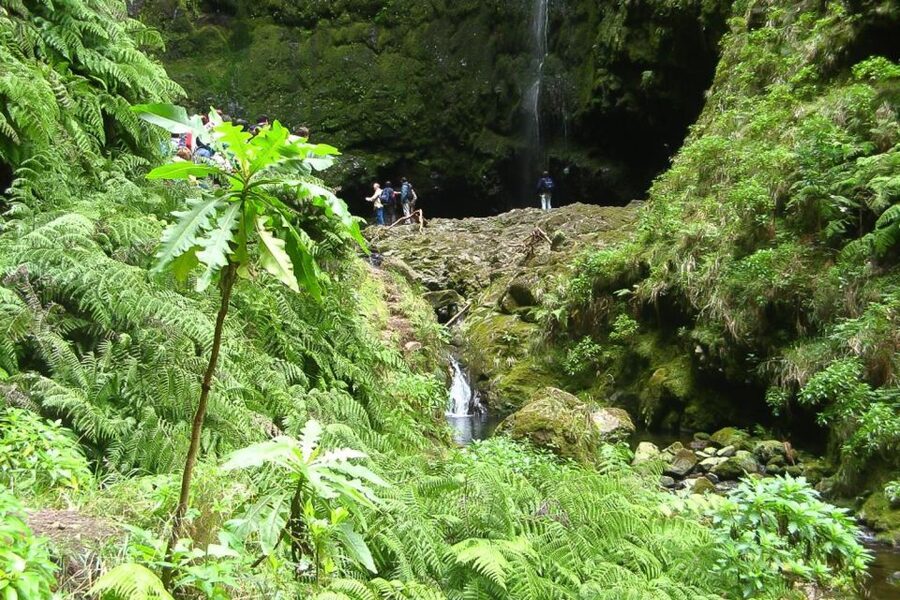 Levada Walk and Caldeirao Verde Waterfalls: Madeira - Views toward Santana and São Jorge