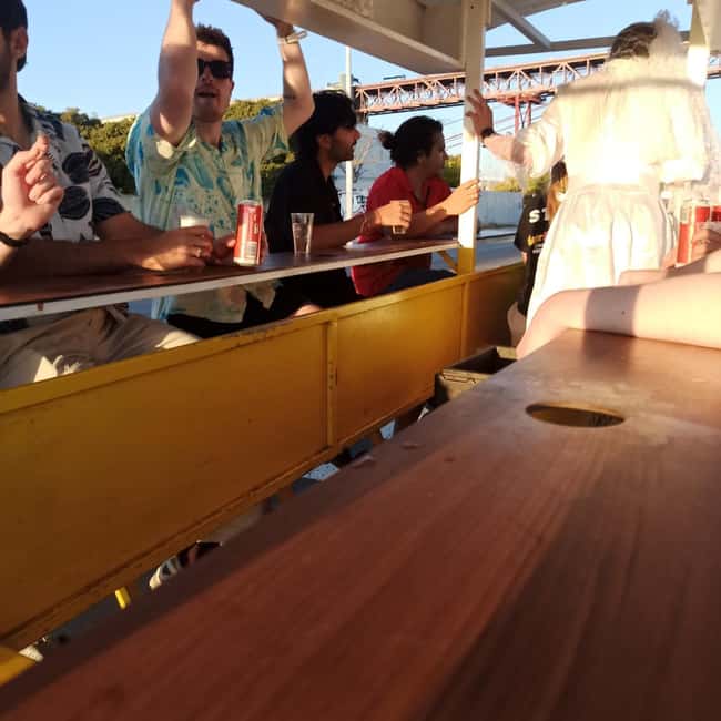 Lisbon: 1-Hour Beer or Sangria Bike Sightseeing Tour - A sightseeing ride with a built-in bar