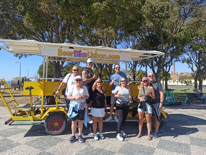 Lisbon: 1-Hour Beer or Sangria Bike Sightseeing Tour - Starting at Avenida da Índia 70