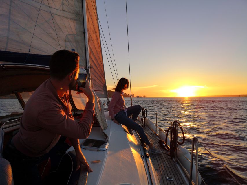 Lisbon: 2-Hour Sunset Sailing Tour on Luxury Sailing Yacht - Under the 25 de Abril Bridge