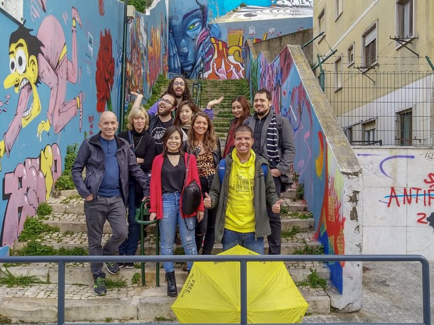 Lisbon 3-Hour Street Art Tour - Graça: murals, stairs, and Lisbon views