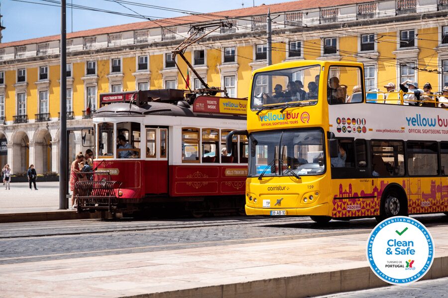 Lisbon: 3-in-1 Hop-On Hop-Off Bus and Tram Tours - Belém route: Lisbon’s grand riverfront sights