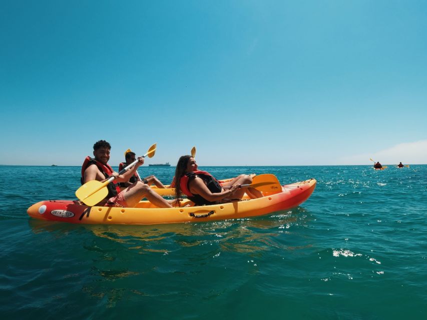Lisbon: Arrábida Kayak & Wild Beach Snorkeling with Pickup - What the $63 price really covers