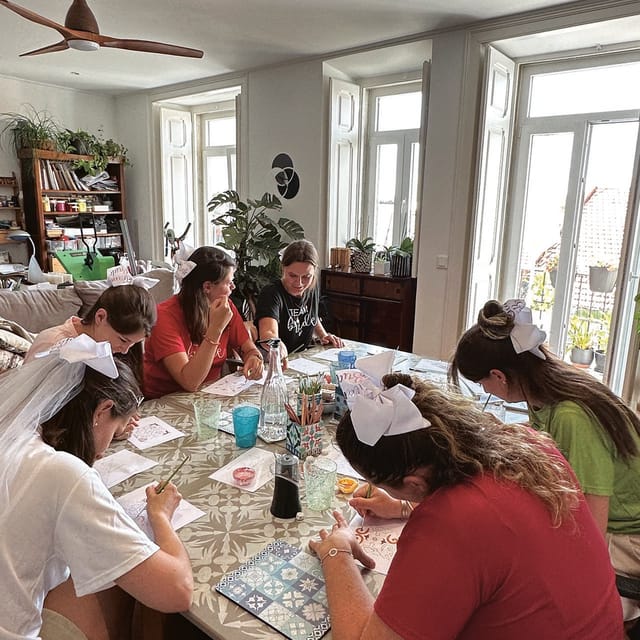 Lisbon: Azulejos' Design Create Your Own Tile Workshop - Using the Formettes Tool Without Drawing Experience