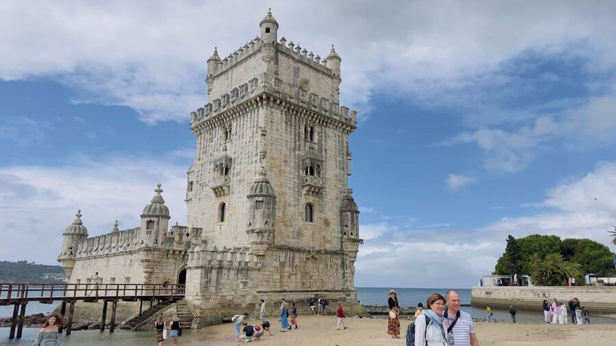 Lisbon: Belem Tour with Pastéis at Jerónimos Monastery - Belém Tower from the waterfront