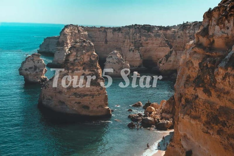 Lisbon: Benagil, Boneca Cave, Portimao & Lagos Private Tour - Carvoeiro’s cliffs and beach-town setting