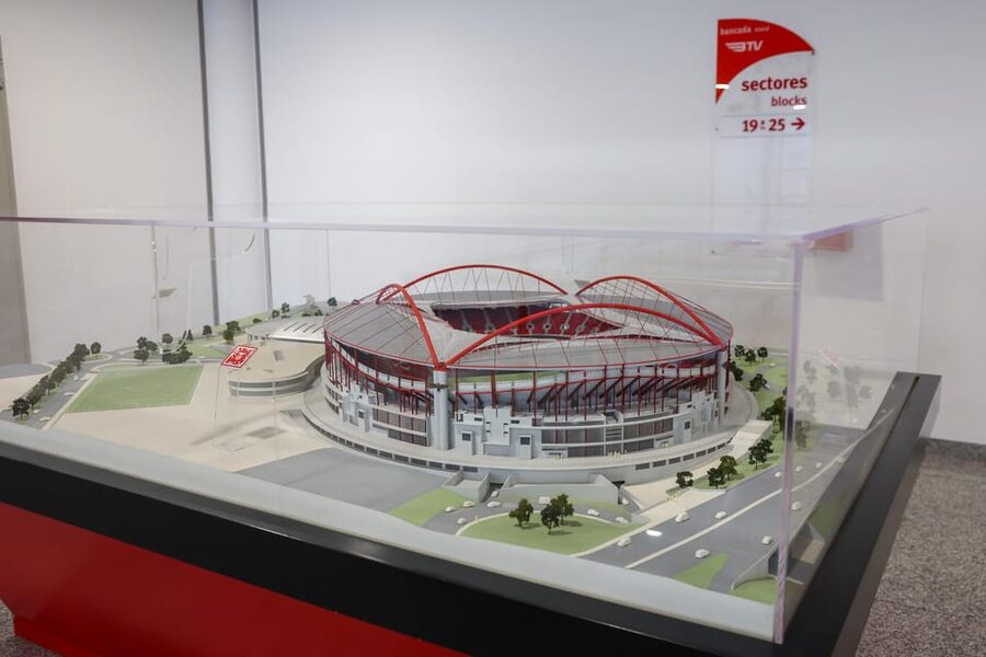 Lisbon: Benfica Luz Stadium Tour with Souvenir Scarf - The visitors’ locker room and press conference room