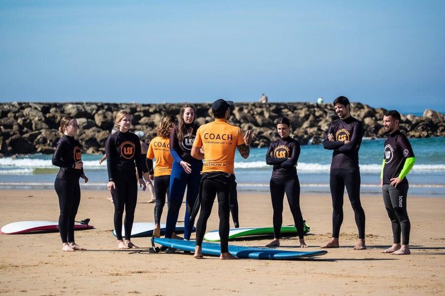 Lisbon: Capafórnia Surf Experience - Coaching from David, Daniel, and the wider team