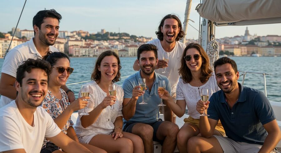 Lisbon: Champagne Sailing Tours - Taking the wheel on the Tagus
