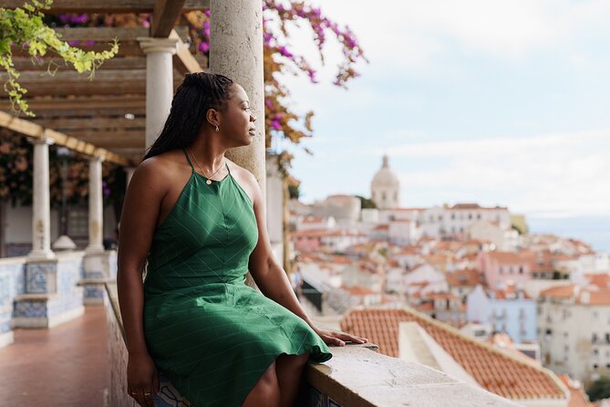 Lisbon Cinematic Photoshoot with Top-Rated Photographer - Santa Justa and the Chiado streets