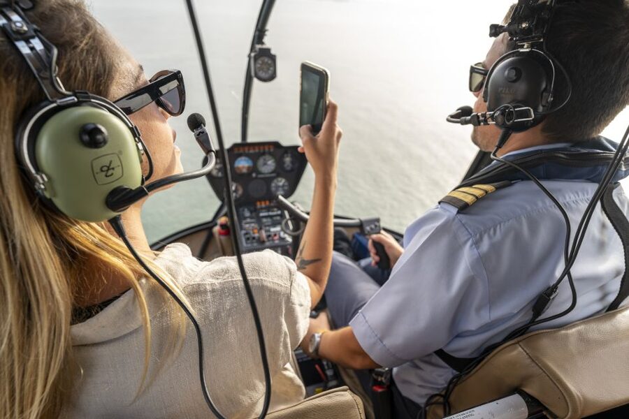 Lisbon: City and Coastline Sightseeing Helicopter Flight - The 10-minute helicopter route