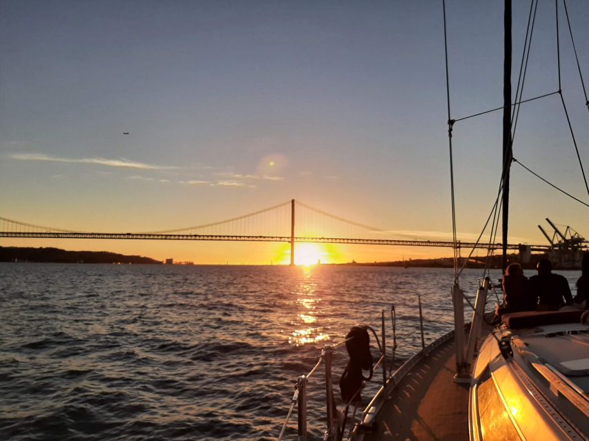 Lisbon: City Skyline Sailboat Cruise with Drink and Snacks - From Santo Amaro Dock to Praça do Comércio