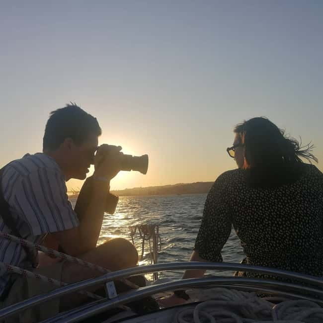 Lisbon: Daytime or Sunset Boat Cruise with History and Wine - Crossing toward Cristo Rei and Ponto Final