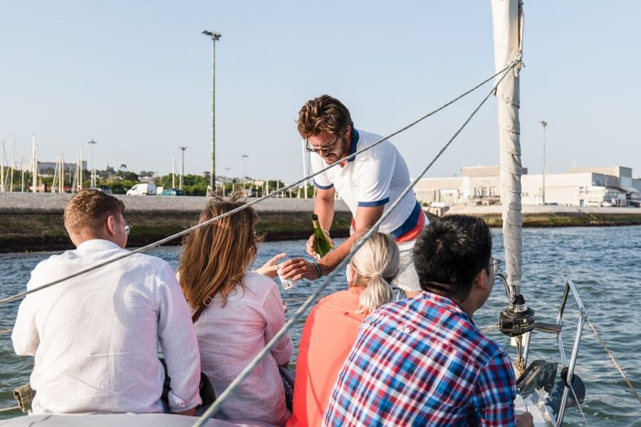 Lisbon: Daytime/Sunset/Night City Sailboat Tour with Drink - Belém Tower and Jerónimos Monastery From the River