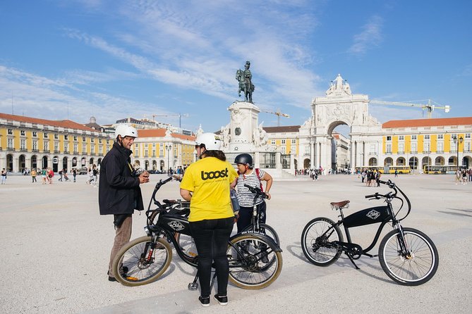 Lisbon E-Bike Tour Commerce Square, Mouraria and Alfama - Lisbon Cathedral and the way downhill changes the ride