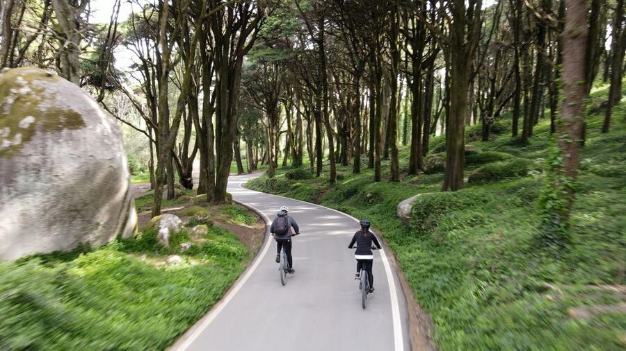 Lisbon: E-bike Trip from the Sintra Mountains to Cascais Sea - The route at a glance
