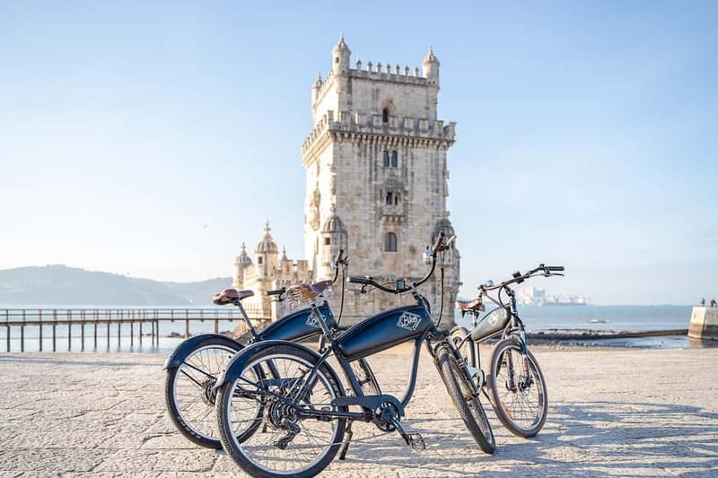 Lisbon: Electric Bike Tour by the River to Belém - A café stop for pastel de nata and coffee