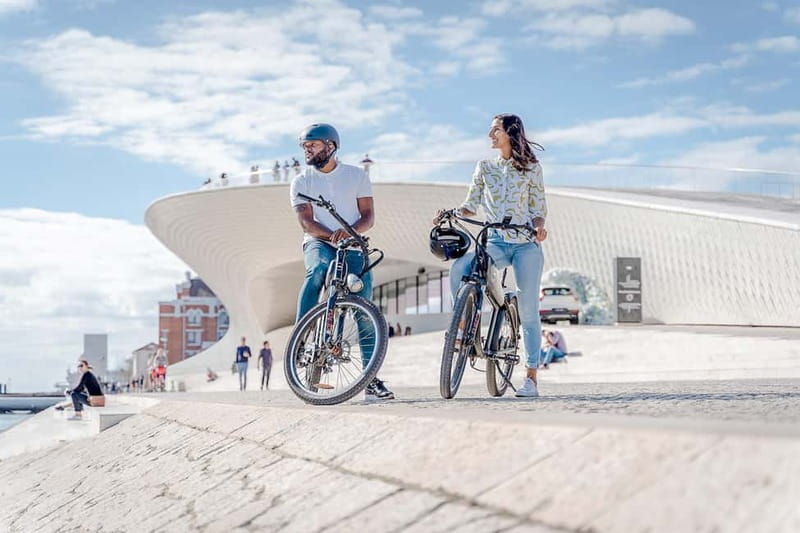 Lisbon: Electric Bike Tour by the River to Belém - Under the 25 de Abril Bridge near Alcântara