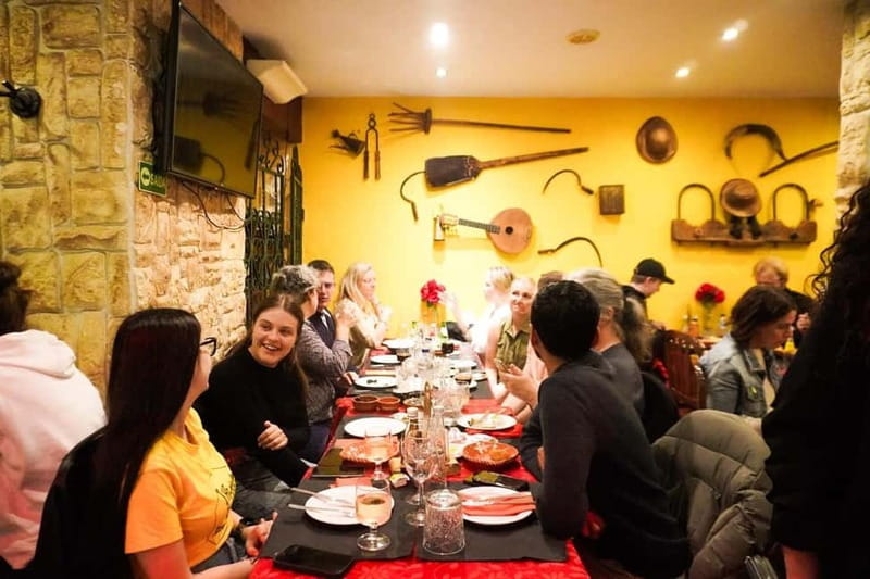 Lisbon: Fado Musical Experience with Portuguese Appetizers - Inside the small restaurant