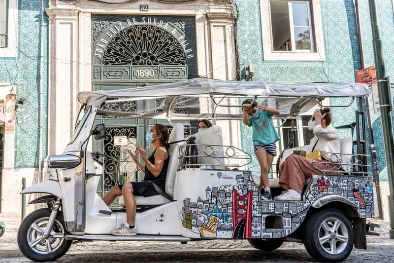 Lisbon: Food Tasting Tour by Tuk Tuk with 2 Stops - Baixa gives you the city’s broad opening view