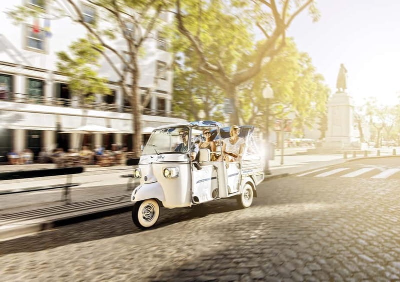 Lisbon: From East to West Private Tour in a Tuk Tuk - Down through Baixa and across to Chiado