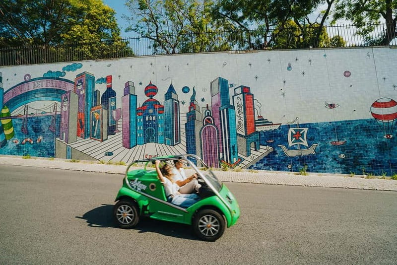 Lisbon: GPS-Guided Spinach Tour by Electric Car - Handling Lisbon traffic and narrow streets