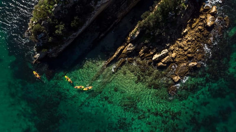 Lisbon: Kayak Tour Arrábida Natural Park, Setubal, Sesimbra - Swimming, stories, and the pace of the outing