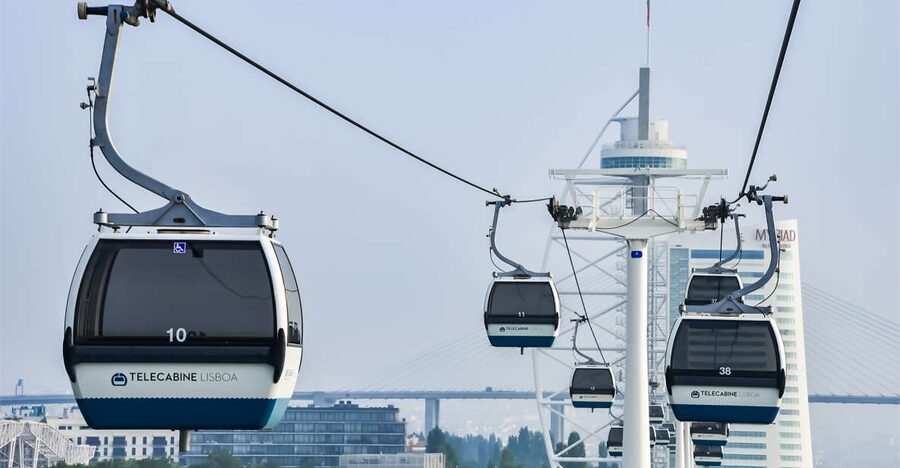 Lisbon: Nations Park Gondola Lift Cable Car Round Trip - Choosing between the North and South stations