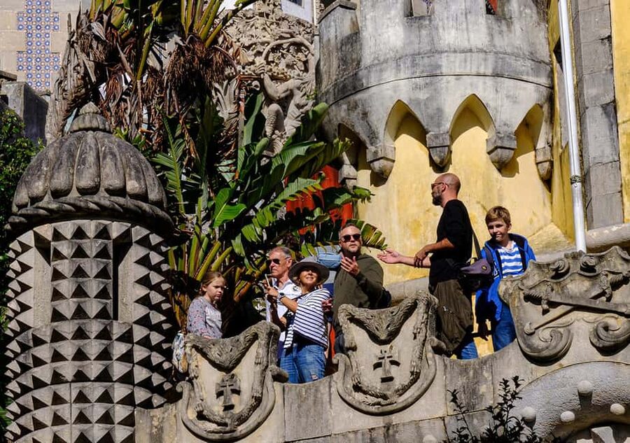 Lisbon: Pena Palace, Sintra, Cabo da Roca & Cascais Day Tour - Pena Palace: spectacular outside, limited inside