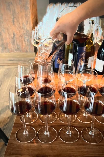 Lisbon: Premium Port Wine Tasting & Tapas - White, ruby, and tawny Port side by side
