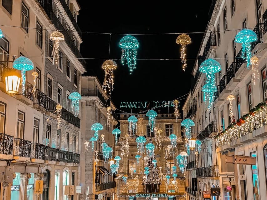 Lisbon: Private Christmas Lights Tour by Eco Tuk Tuk - Bairro Alto and the view from São Pedro de Alcântara