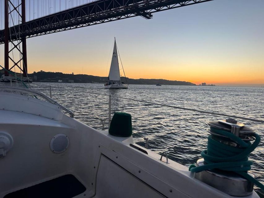 Lisbon: Private Sailing City & Sunset Tour - Starting under the 25 de Abril Bridge
