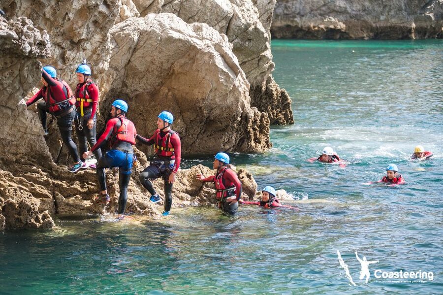 Lisbon: Sesimbra/Arrábida Natural Park Coasteering Adventure - The jumps are exciting, but not the whole point