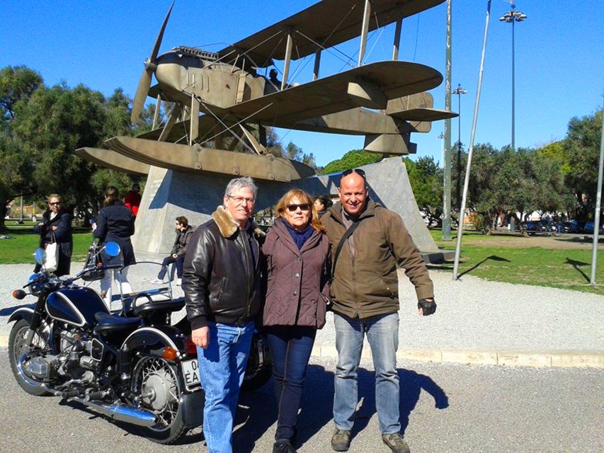 Lisbon: Sidecar Tour - Viewpoints, local streets, and unplanned discoveries