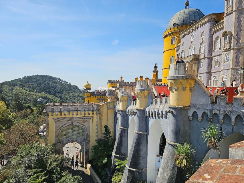 Lisbon: Sintra, Pena, Cabo da Roca Coast & Cascais Day Tour - Pena Palace and its hilltop views