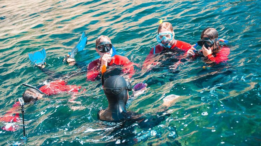 Lisbon: Snorkelling in Sesimbra/Arrábida Natural Park - The boat ride and Arrábida coast views