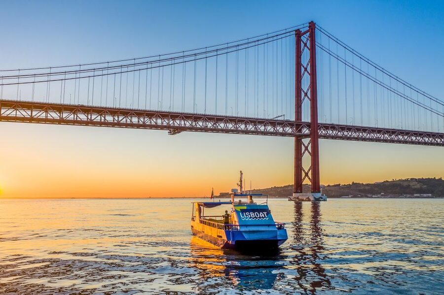 Lisbon: Sunset Cruise with Live DJ and Drinks - MAAT and the western riverfront