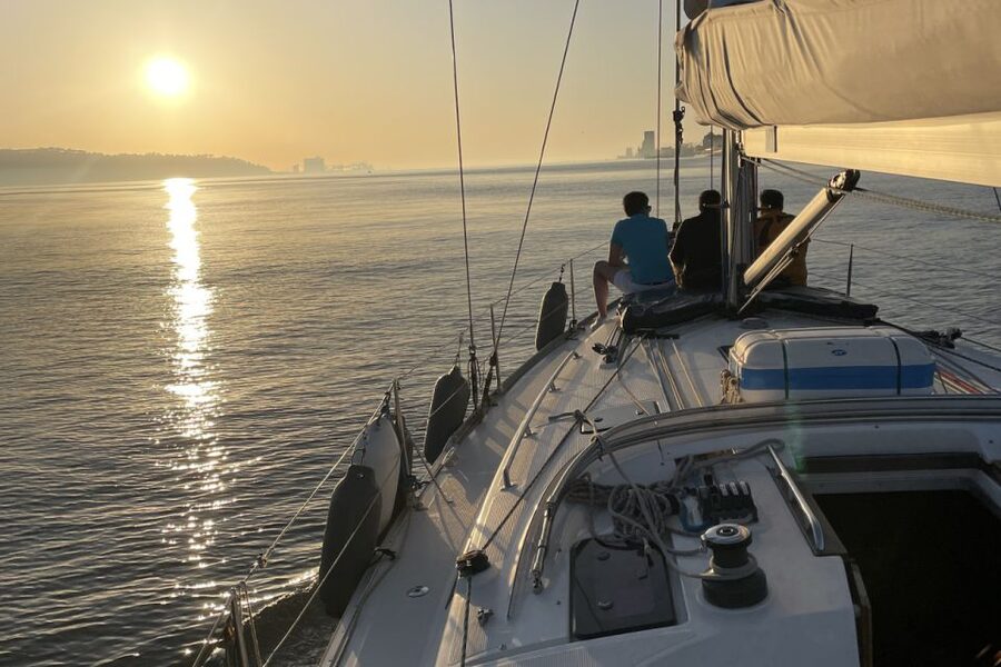 Lisbon: Sunset Sailing Boat Cruise with Wine - Belém Tower and the first stretch west