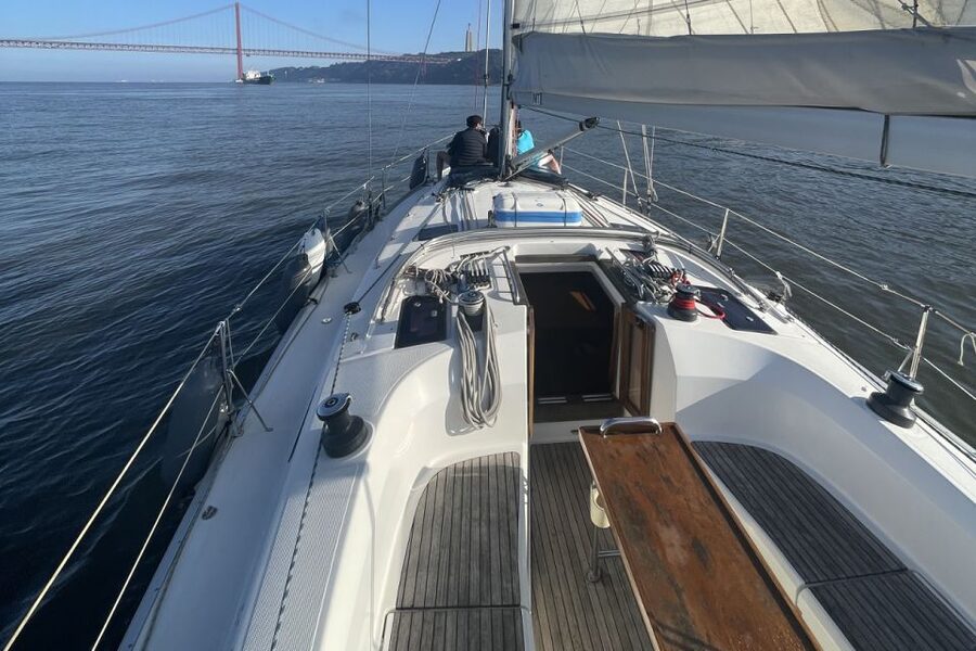 Lisbon: Sunset Sailing Boat Cruise with Wine - Lisbon’s center from the water