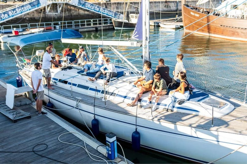 Lisbon: Sunset Sailing Boat Tour with Drinks - Terreiro do Paço and the first look back at Lisbon