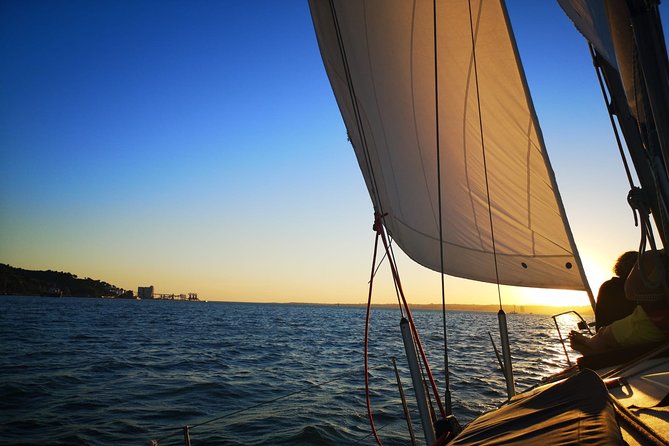 Lisbon: Sunset Sailing with Portuguese Wine and History - The Discoveries Monument and Belém waterfront