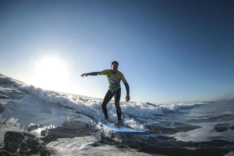 Lisbon: Surf Experience at Costa da Caparica - The beach lesson: learning the pop-up before the waves