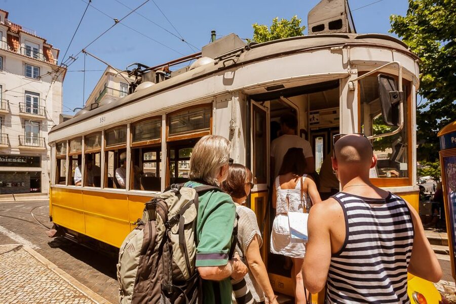 Lisbon Tram No. 28 Ride & Walking Tour - Meeting in Praça Luís de Camões