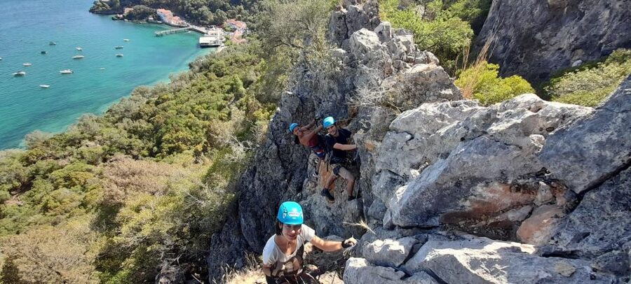 Lisbon: Via Ferrata Setubal's Arrábida Natural Park - Views, plants, caves, and coastal rock