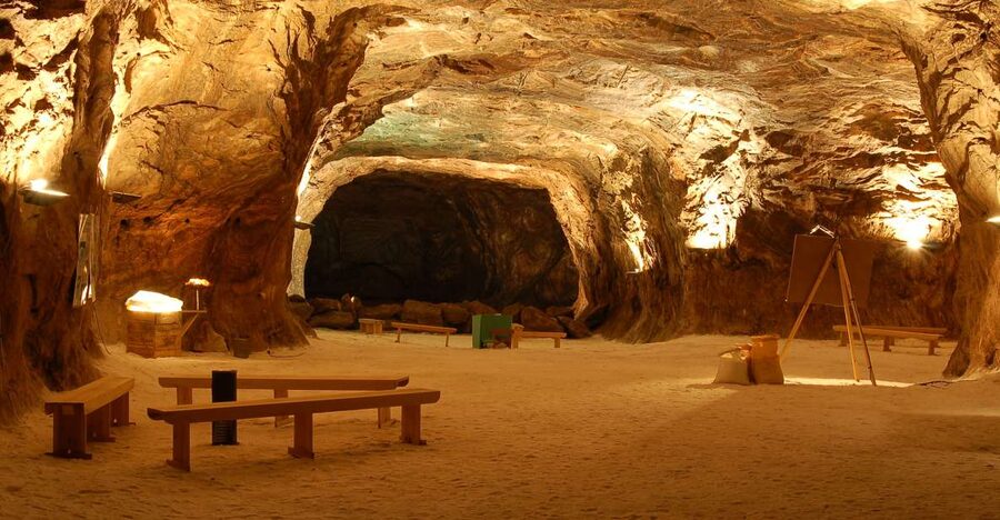 Loulé: TechSalt’s Rock-Salt Mine Tour - Walking through chambers formed millions of years ago